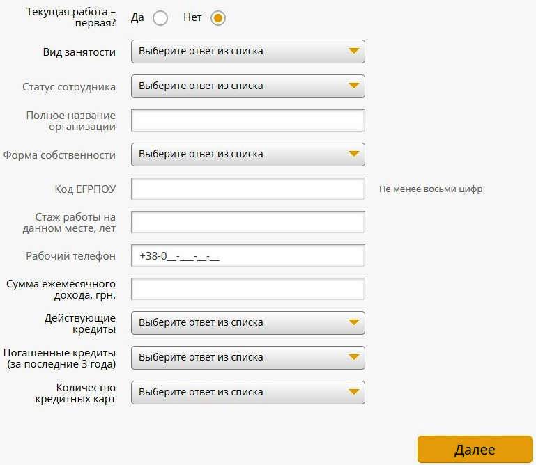 Фінансове положення
