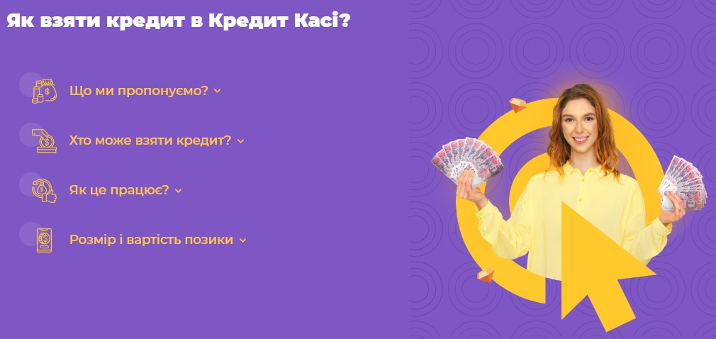 Правила оформлення позик в Кредит Каса
