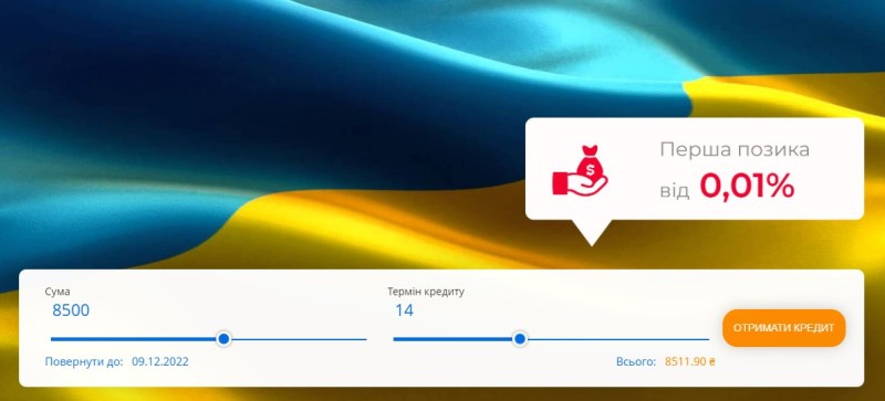 ЗеКредит - оформлення кредиту