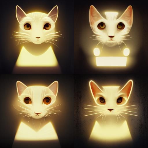 Картина кота створена нейромережею