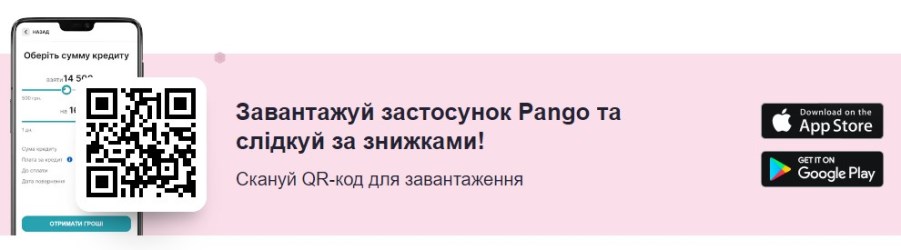 Додаток від МФО Панго