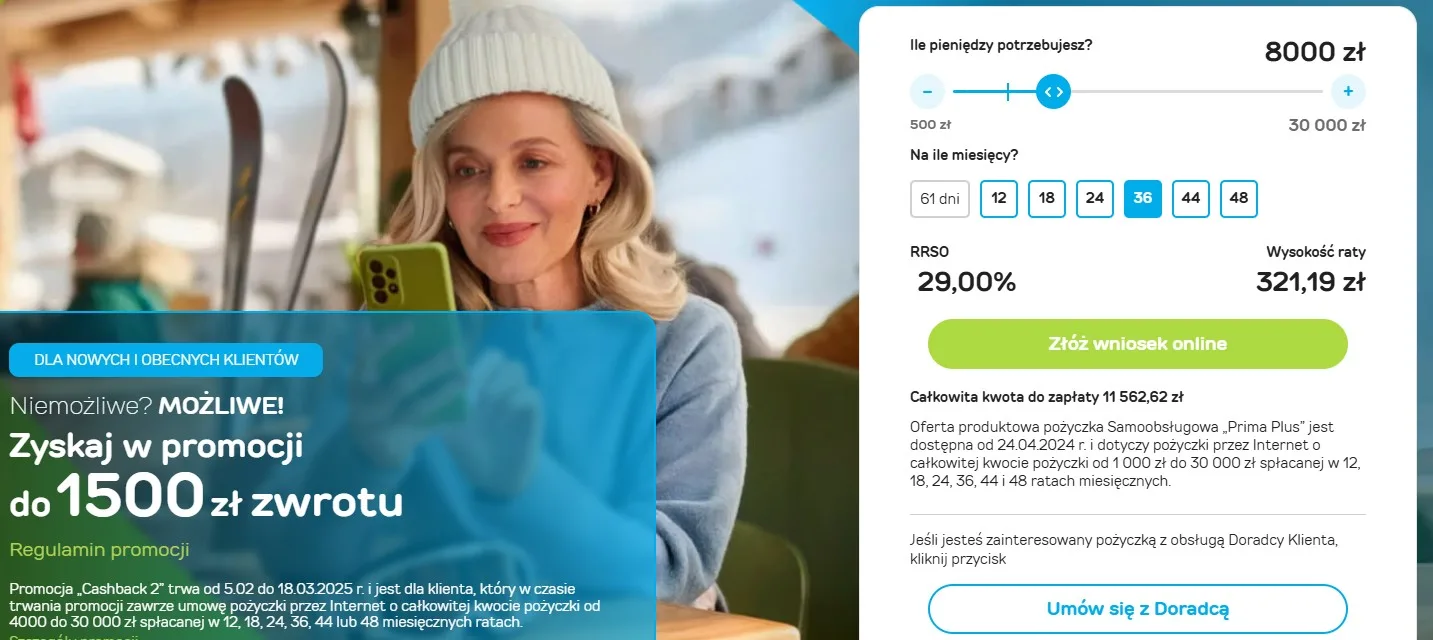 Мікрозайми в Польщі від компанії Provident